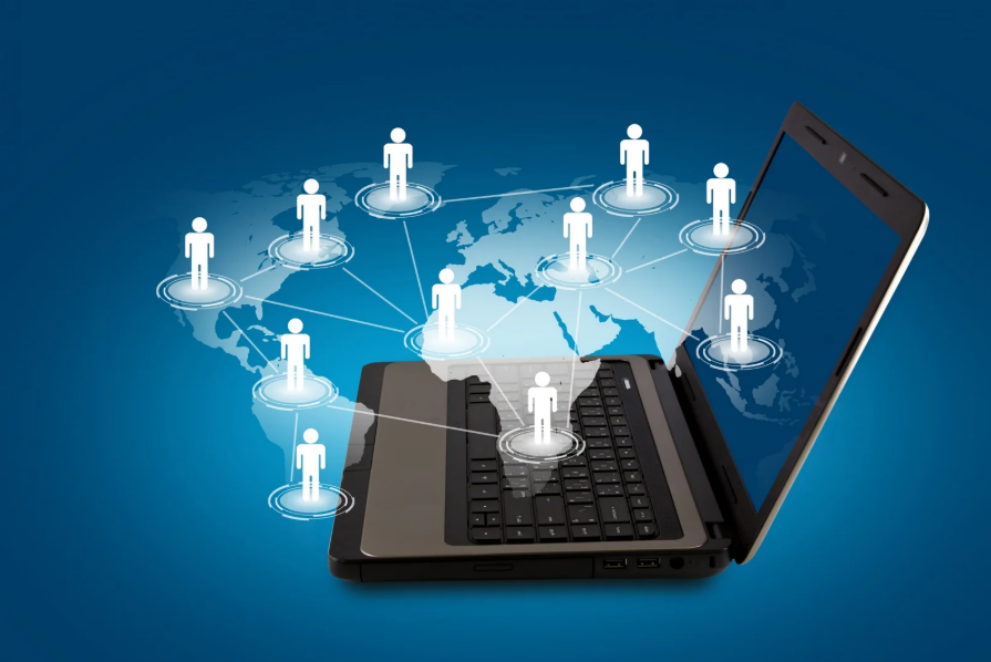 Computer network illustration